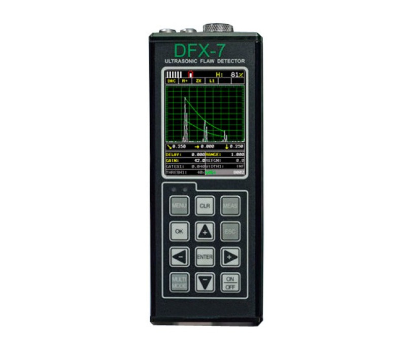 DFX7 Detector de defectos y medidor de espesor por ultrasonidos