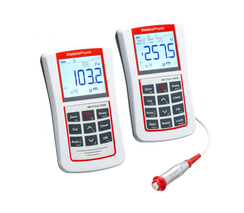 MiniTest 2500 - 4500 MiniTest 2500 y 4500: Medidores de Espesor de Revestimiento
