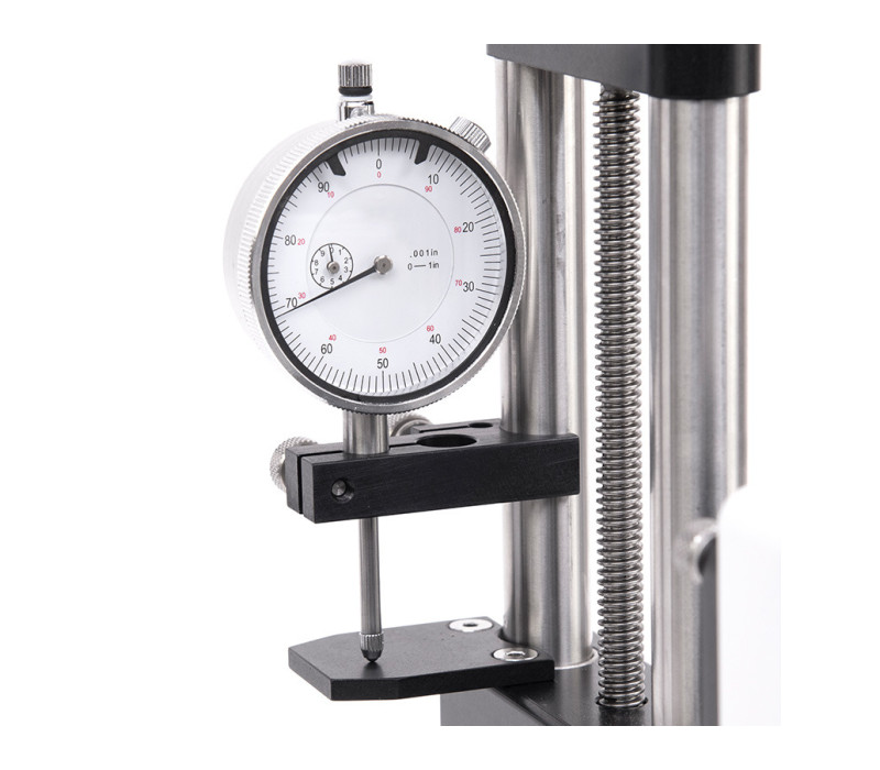 Opción de reloj comparador ES001 de 25 mm / 1". El juego de soportes también está disponible sin indicador.