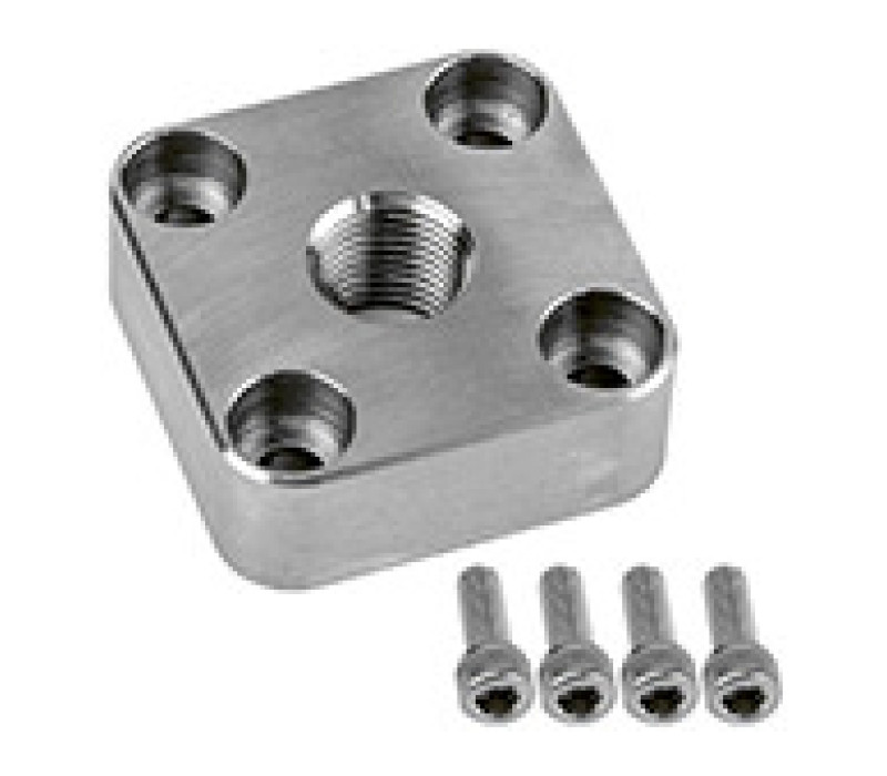 G1044 / Placa adaptadora, 1/2-20F - *Compatible con cualquier banco de pruebas Mark-10 con placa base de matriz de orificios roscados