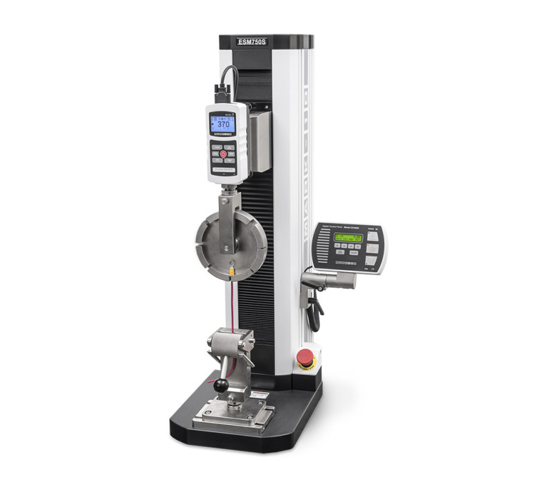 Serie-5 Gauge en una configuración de crimpado de cable en un ESM 750SFG
