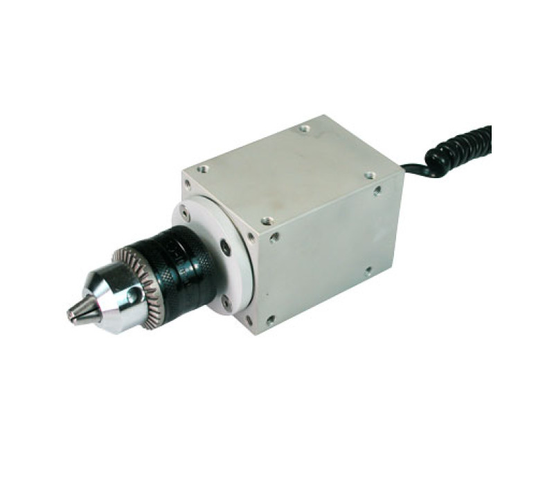 Se muestra un sensor de par de la serie R52 con el accesorio opcional de mandril de Jacobs AC1014.
