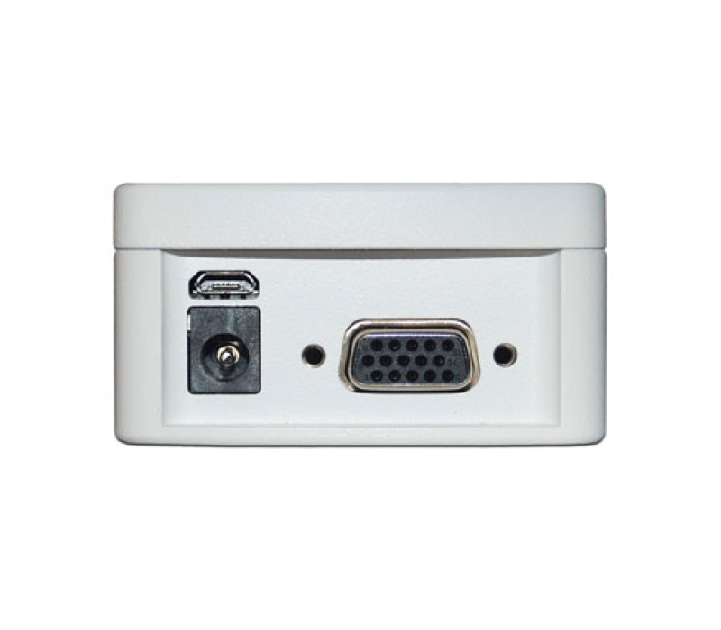 Los conectores USB, DB-15 y de alimentación están empotrados en la carcasa del manómetro para una mejor protección.