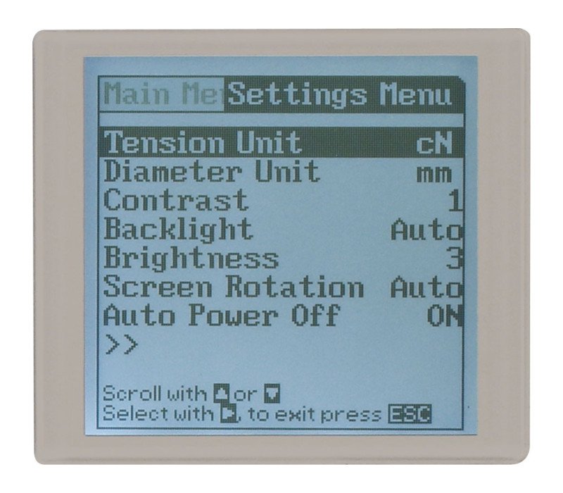 Pantalla LCD retroiluminada de fácil lectura. Protección por contraseña para algunas funciones