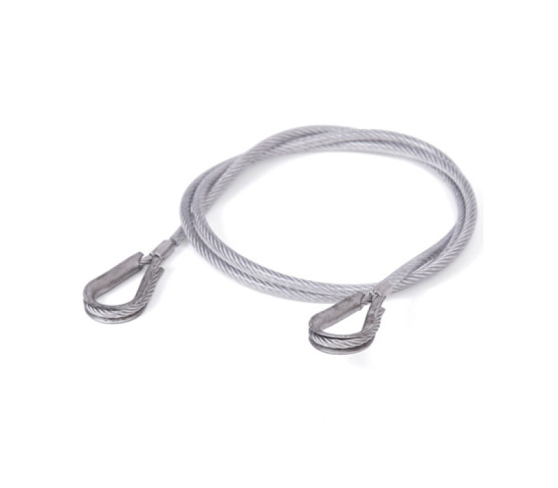 E1012 Cable en bucle Acero inoxidable, 110cm (43") de longitud.
