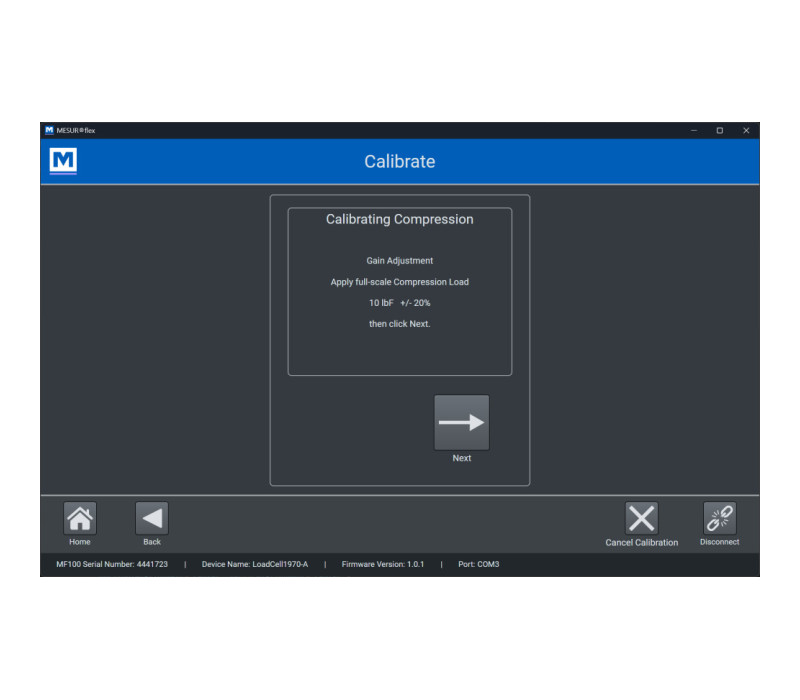 Incluye un asistente de calibración fácil de usar