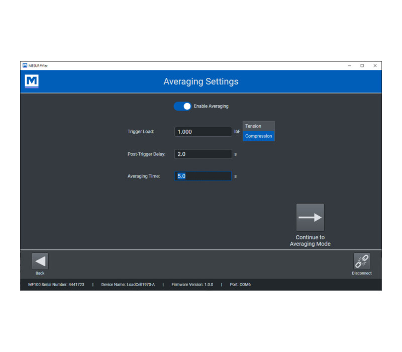 Fácil configuración de parámetros básicos, como unidad de medida y modo de medición