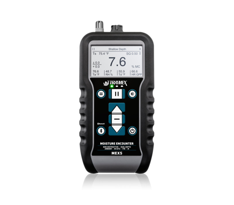 Medidor digital MEX5 con sensor de humedad relativa (HR)