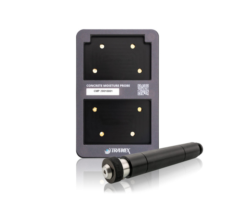 Sonda Concrete Determinator utilizada con CME(X)5 para medir la humedad hasta 10 cm de profundidad
