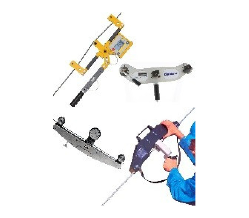 Medidores de tensión para cables de acero