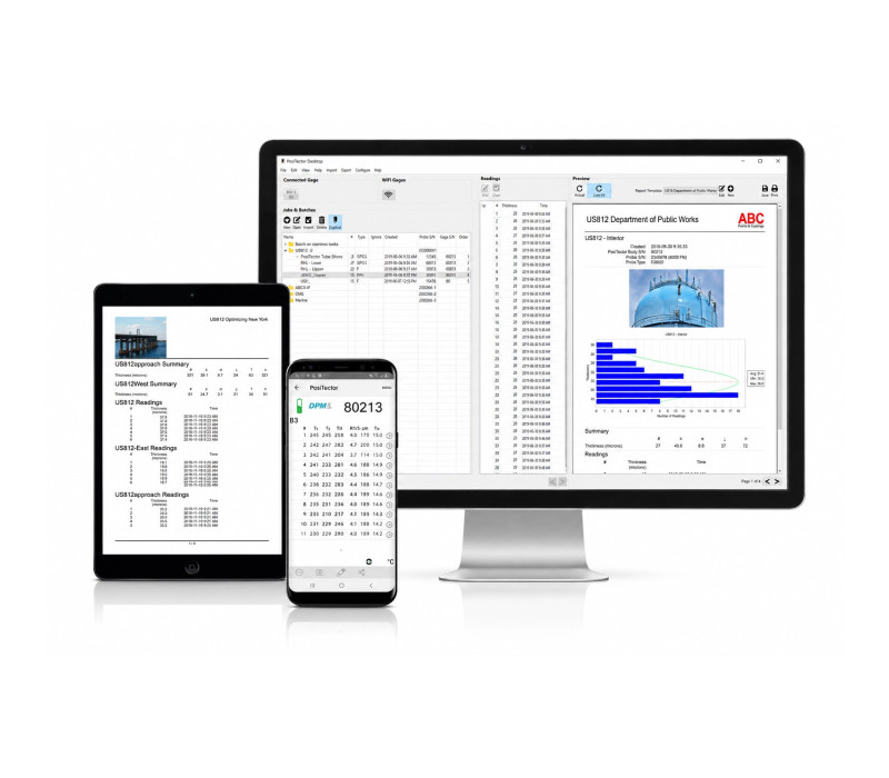Software para espesor de recubrimiento